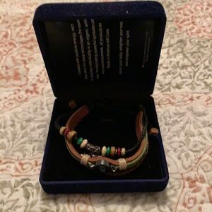 Alex & Ani Leather Bracelet